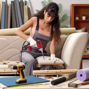 jak samemu tapicerować kanapę